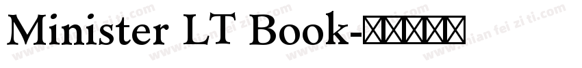 Minister LT Book字体转换
